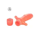 Vibrējošs anālais T – 8 cm (3.25″) – Rozā Foto 2