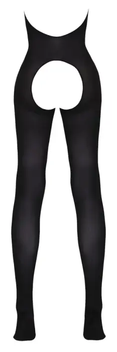 Catsuit with Open Crotch and Halterneck – Black – S/M Photo