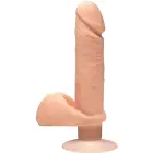 Perfect D реалистичный вибрирующий дилдо с яичками – 18 cm (7″) — Фото 2