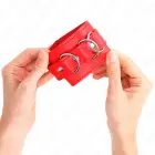 KINK регулируемые красные фиксаторы для запястий с 3 D-кольцами 17.5-25cm x 6cm — Фото 3