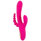 Sweet Smile Triple Vibe Vibrator with Flicking Tongue – 24.4 cm (9.6″) – Pink — Photo 3
