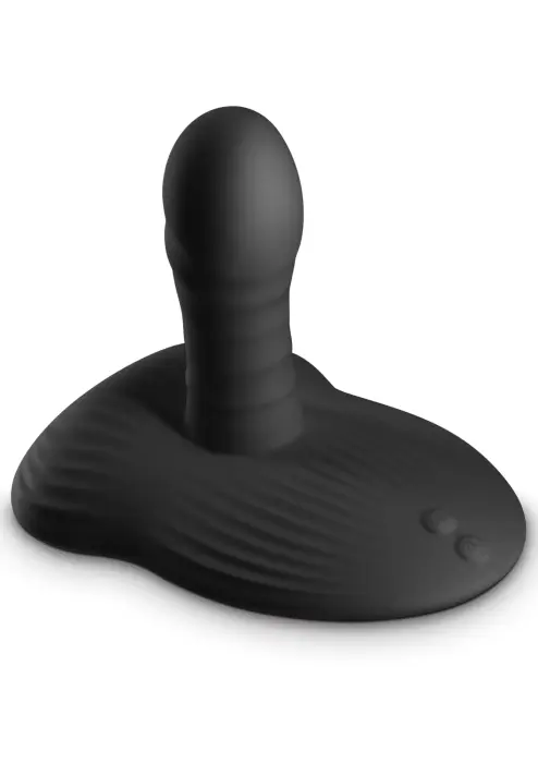 Renegade Thrust Grind app-vadāms vibrators ar kustību – melns