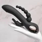 Evolved Trifecta daudzmoteru vibrators – 22.4 cm (8.8″) – melns — Foto 3