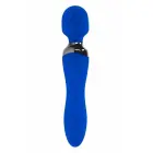 SELOPA BLUE BELLE Dual-Ended Flexible Silicone Wand 19.9cm Blue — Photo 4