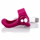 The Screaming O Charged You-Turn Plus Rechargeable Ring – Merlot — Photo 4