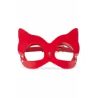 Kinky Diva Red High Gloss Vegan Leather Cat Mask — Photo 2