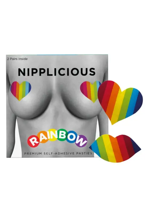 Nipplicious Радужные наклейки на соски