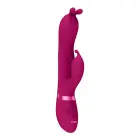 Gada Bunny Ear G-Spot Rabbit Vibrator with Pulse Wave Shaft – Pink — Photo 9
