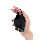 EROTIST Чехол для мошонки с кольцом для эрекции и вибрацией – черный Фото num