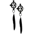 TABOOM Velvet Feather Nipple Clamps – Black — Photo 2