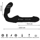 You2Toys RC Thrusting Strapless Strap-On – harness-free thrusting double vibrator – remote control — Photo 12