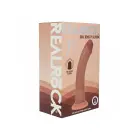 Vive REA216 – curved dual density silicone dildo with suction cup – tan – 18.5 cm — Photo 2