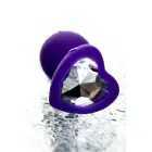 ToDo Anal Plug Diamond Heart – 7 cm – Violetinis Photo