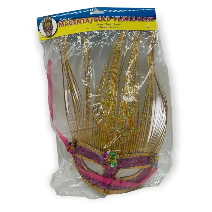 Maska-Venice Mask Pink Foto 2