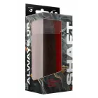 SHAFT Model J 6.5" Skystojo Silikono Intiminis Prietaisas Mahagoninė Spalva — Nuotrauka 1