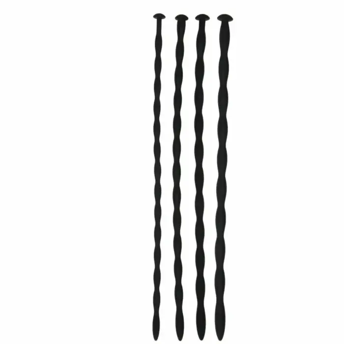 Ouch! Silicone Dilator Set Flexible Medical-Grade 5 Sizes Black
