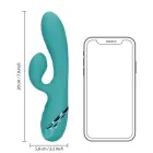 Inflatable Rabbit Vibrator – Blue — Photo 8