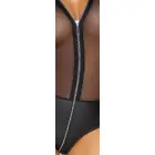 Cottelli PARTY Long Sleeve Mesh Bodysuit – Black – XL — Photo 7