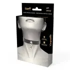 Coquette Chic Desire Vegan Leather Collar with Metal Ring – Adjustable 43 cm – Black — Photo 5