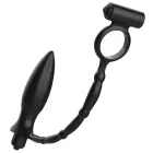 Addicted Toys Intimate Plug & Vibrating Ring Set – 27 cm – черный — Фото 2