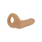 LoveToy The Ultra Soft Double – strap-on gredzena dildo – TPE – 5,8" — Foto 4