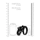 Model 25 – skaistybės narvelis – 9 cm (3.5″) – juodas — Nuotrauka 5