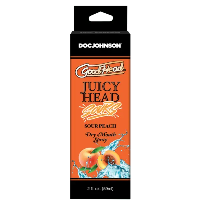 GoodHead Juicy Head спрей для увлажнения полости рта – Sour Peach – 59 мл
