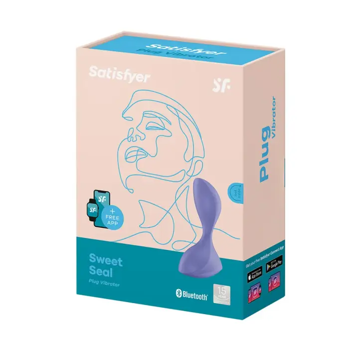 Satisfyer Sweet Seal – Vibrating Anal Plug – Purple