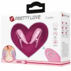 Pretty Love Cailey belaidžiai vibruojantys spenelių spaustukai – rožiniai — Nuotrauka 8