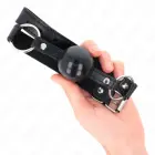 KINK must TPE palliklamber 4cm – reguleeritav rihm, kogupikkus 60cm — Foto 4