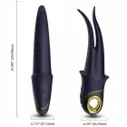ARMONY SHADOW topeltvibraator – 23.4 cm (9.2″) – sinine — Foto 4