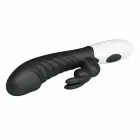 PRETTY LOVE Naughty Bunny Rabbit Vibrator – 20 cm (7.9″) – Black — Photo 4
