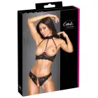 Cottelli LINGERIE Bra Set Open – Black – XL — Photo 1