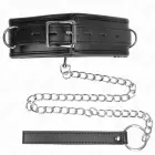 KINK Model 3 регулируемый ошейник из искусственной кожи с мягкой губкой, 37-54 cm – чёрный — Фото 4