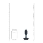Rombo formos vibruojantis analinis kištukas – 13 cm – Juodas — Nuotrauka 8