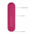 10 ātrumu uzlādējams lodes vibrators – 7.7 cm (3.1″) – rozā Foto 8