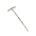 Smooth Cum Rattle Penis Plug – Silver — Photo 1