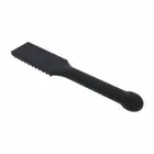 Sportsheets Edge Spiked Paddle чёрная – силиконовая шлёпалка с металлическим стержнем — Фото 2