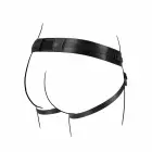 No-Parts Taylor – adjustable strap-on harness with double O-ring – black — Photo 3