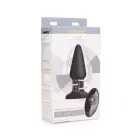 Model R - Smooth Rimming Anal Plug – 10 cm (4″) – Black — Photo 1