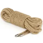 Rebellion Reign Rustic Hemp Bondage Rope – bondaaži nöör – kanep – looduslik – 10 m — Foto 4
