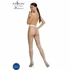 PASSION ECO S007 Mesh Bodysuit – White – One Size — Photo 2