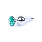 Plug-Jewellery Silver anālais spraudnis – 9.5 cm (3.7″) – Zaļš — Foto 7