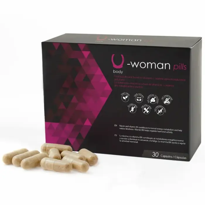500 Cosmetics U-Woman Female Vitality Complex комплекс для женской жизнеспособности – 30 капсул