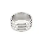 Mr. Steel Elegant Deep Cock Ring – 50 mm – Silver — Photo 5