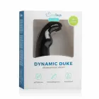 TOYJOY Dynamic Duke Ribbed Silicone Intimate Massager – 13 cm – Black — Photo 5