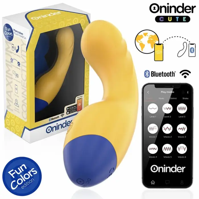 ONINDER CUTE Love Buddy вибратор с управлением через app – 14 см (5.5″) – желтый