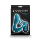 Renegade Slingshot II Prostate Stimulating Penis Sleeve with Remote Control – Blue — Photo 3