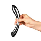 Le Wand Arch roostevabast terasest poolkuukujuline kahepoolne dildo – 20.3 cm (8″) — Foto 4