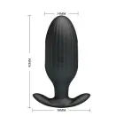 PRETTY LOVE Jefferson Anal Plug – 12 Functions – Black — Photo 7